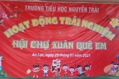 HOẠT ĐỘNG TRẢI NGHIỆM – HỘI CHỢ XUÂN QUÊ EM