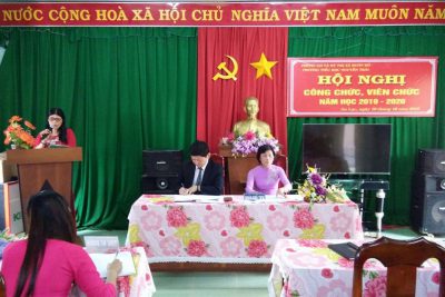 Hội nghị công chức, viên chức năm học 2019-2020.