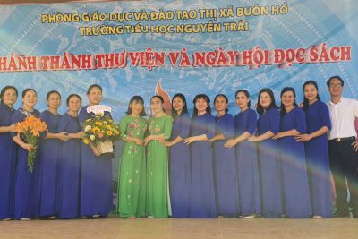 KHÁNH THÀNH THƯ VIỆN VÀ NGÀY HỘI ĐỌC SÁCH.