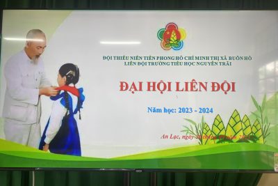 Đại hội liên đội – Nhiệm kỳ năm học 2023-2024